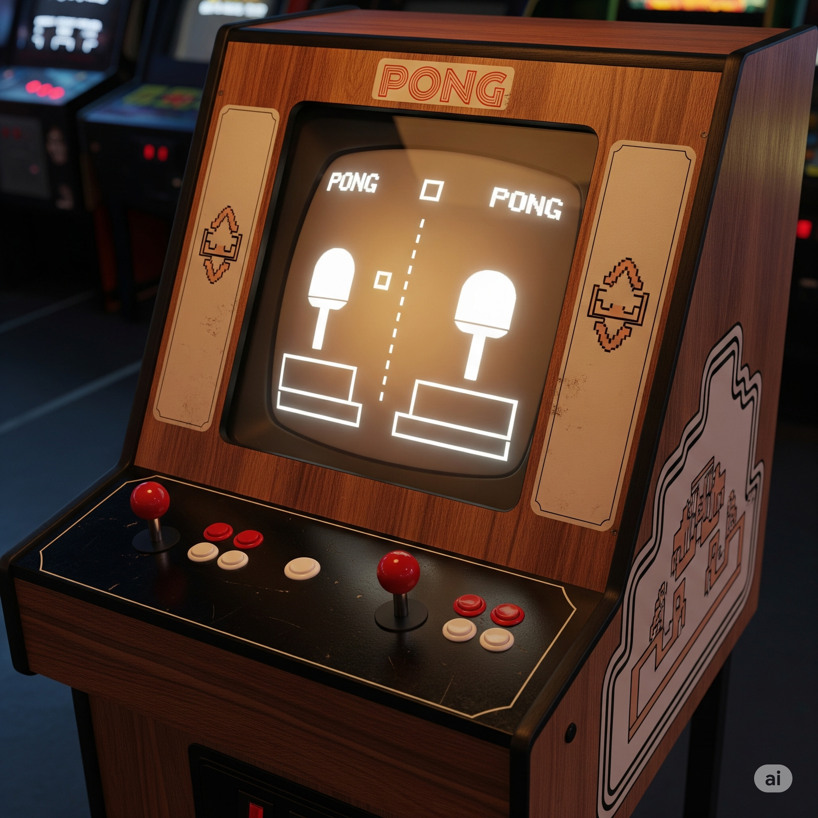 Pong gameplay illustration